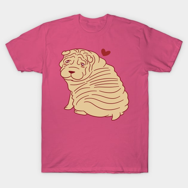 Sharpei Puppy T-Shirt by saradaboru